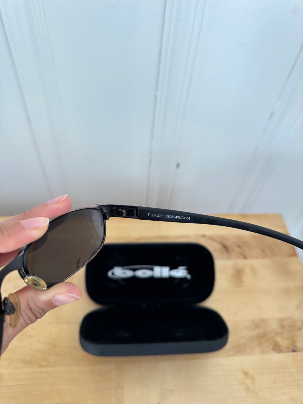 Vintage 90’s Bolle Brown Oval Sunglasses - Picture 4 of 5
